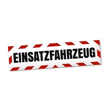 Einsatzfahrzeug Magnetschild Auto Verkehrssicherheit Magnetfolie Geschenkidee