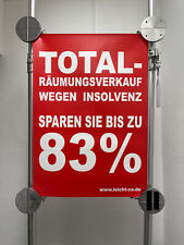 4 x ALU Manfrotto Plakathalter Oreo Panel Holder SuperClamp 035 Autopole Werbung