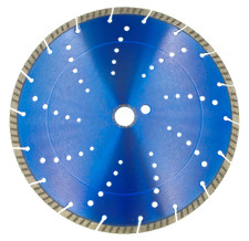 Diamanttrennscheibe Beton 300/25,4Granit Waschbeton Pflasterstein Turbo Segmente