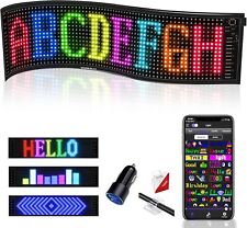 DIYOYOTM Led Anzeigetafel, 47.5 X 12cm Led Anzeige Programmierbar, Led Laufschri