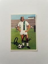 Günter Netzer Bergmann Sammelbild ´72  signiert