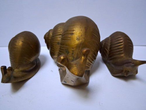 3er set dekofigur schnecke - set,