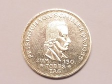 BRD 5,- Mark 1955 F Schiller
