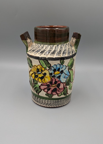 Hükli keramik vase handbemalt - keramik,