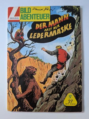 Der mann mit - mann, ledermaske