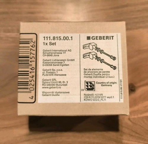 Geberit duofix bausatz - geberit,