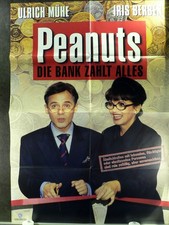 Peanuts - Die Bank zahlt alles - Iris Berben Videoposter A1 84x60cm gefaltet (g)