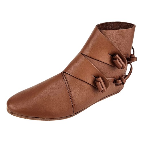 Wikinger schuhe dunkelbraun - wikinger,