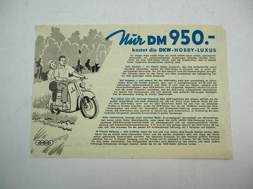 Auto union dkw hobby - union,