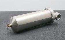 Edelstahl Filtergehäuse Größe 10'' Anschluß 1'' mit 2 Schraublöcher unbenutzt