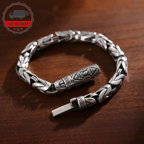 Herren armband massiv wikinger - massiv,
