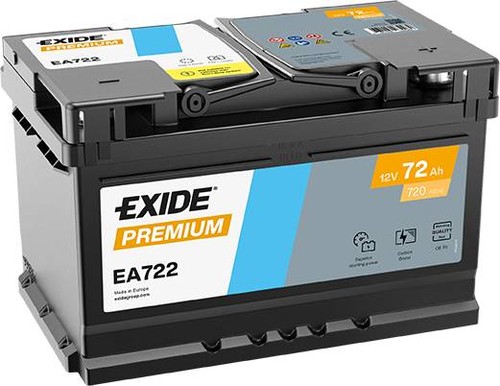 Exide ea722 premium carbon - exide,