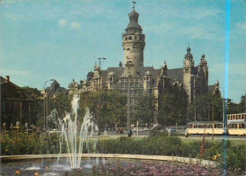 Leipzig neues rathaus - ak,
