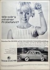 Skoda MB 1000, originale Werbung aus 1965