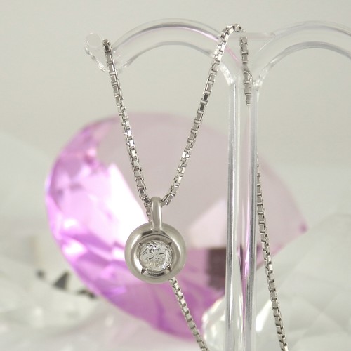 Anhänger und kette 850 platin - und,