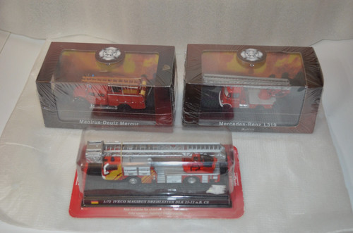 3 feuerwehrautos - ,