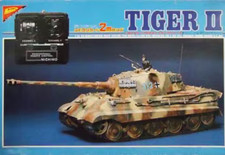 Nichimo Nr.: N3508 , Tiger II + Remote Control + Motor vintage 1983 -ar-