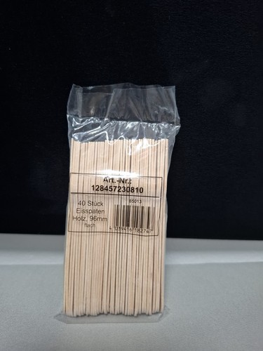 40x holz eisstiele - eisstiele, eisspaten