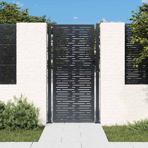 Gartentor stahl anthrazit - stahl,
