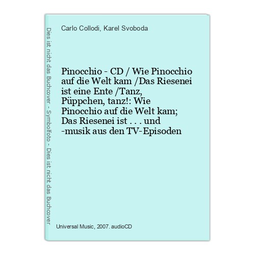Pinocchio wie - pinocchio,