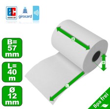 50 Thermorollen 57x40x12 für