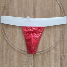 Herren String - rot glänzend