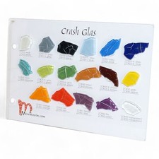 Mosaik Mustertafel Crash Glas