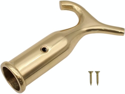 Messing stangenhaken - 2x,