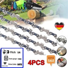 4x Sägekette 30cm 1/4" 1,1mm