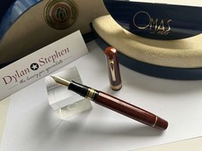 OMAS Cristoforo Colombo II Limited Edition Briarwood Füllfederhalter 18K feine Feder