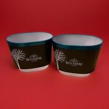 Stark gebraucht! 2x Belvedere Vodka Wodka Flaschenkühler Eiskühler Baum Cooler