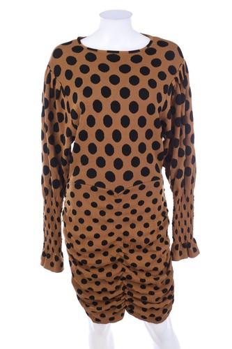 Zara kleid punkte - m, braun