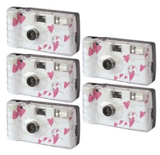 5x Einwegkamera Fliegende rote