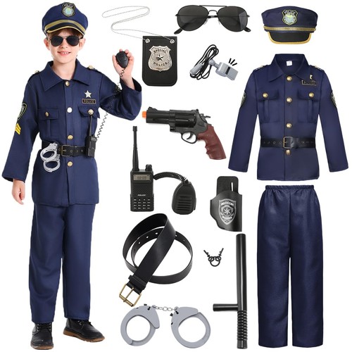 Polizei kostüm kinder jungen - kostüm,