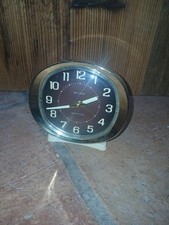 Vintage Wecker Tischuhr BIG BEN Westclox weiß gold schwarz Retro 60er Jahre