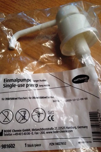 Pflegehilfsmittel 3x pumpen - ..,