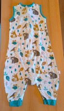 Dünner Sommer-Schlafsack, mit Füßen, 100 cm,  Chilsuessy, Baumwolle, Tiermotive