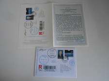 Sojus TMA-16M geflogene ISS Bordpost 2x O.U. Coa Space