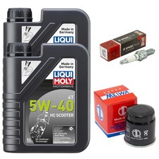 Zündkerze Öl 2L Ölfilter Set Inspektion für Derbi GP1 250 Racing PT1A PT1B 07-10