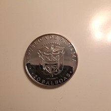 20 Balboas Simon Bolivar