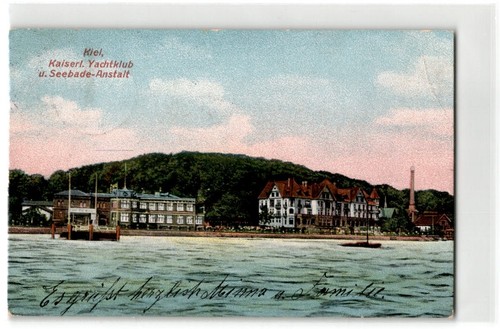 Kiel kaiserlicher yachtklub - ak,