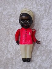 u4pq4K - Antike schwarze Puppe Püppchen Page - 16 cm - Vintage um 1920 - DEFEKT