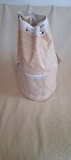 Eau Thermale Avene, neu Beutel - Rucksack Unisex,  PVC + Stoff in beige  / weiß