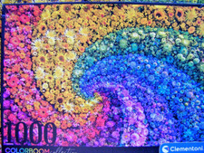 Puzzle Kunst 1000 Teile vollständig komplett clementoni tolle Farben Blumen bunt