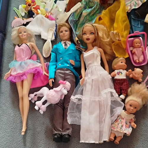 Puppen spielset lot 3 - puppen-spielset,