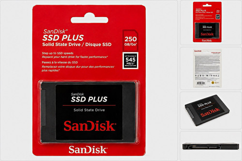 Sandisk ssd plus 250gb interne - ssd,