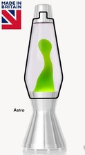 Original MATHMOS Ersatz Flasche GRÜN - KLAR Lavalampe ASTRO Lava Lampe NEU OVP