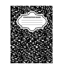 Composition Book: White Marble, Marble Composition, Composition Notebook, draw a