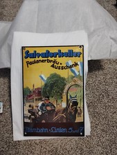 Paulanerbräu Emailschild