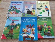 Bastelbuch Moosgummi 6 Stück, Neuwertig 